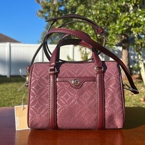 NWT $428 Michael Kors small duffel crossbody bag